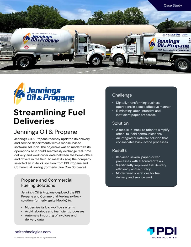 Streamlining Fuel Deliveries Case Study