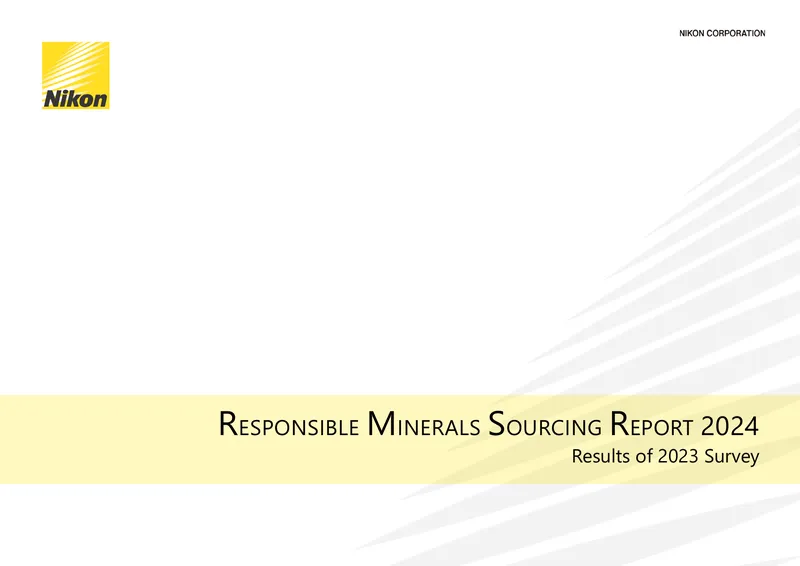 Responsible Minerals Sourcing Report 2024