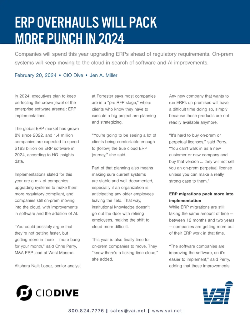 ERP Implementation Trends and Challenges in 2024
