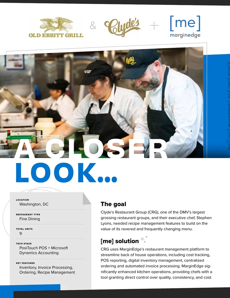 Old Ebbitt Grill Case Study on Recipe Management