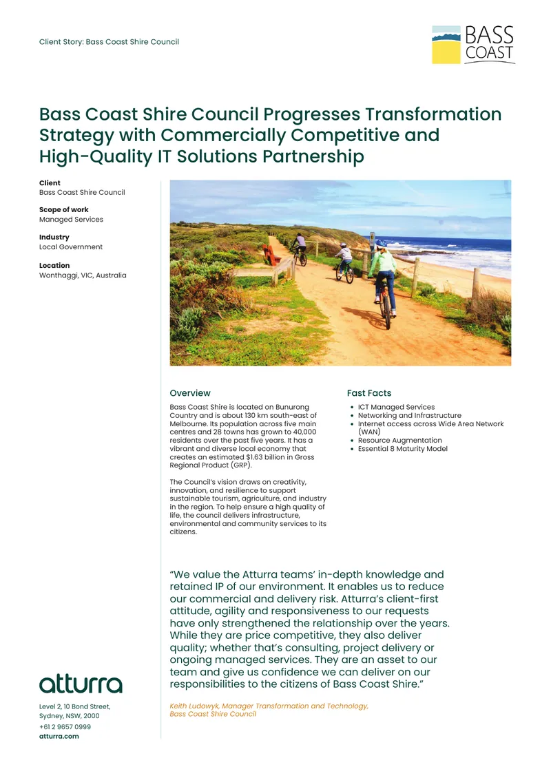 Bass Coast Shire Council IT Solutions Partnership