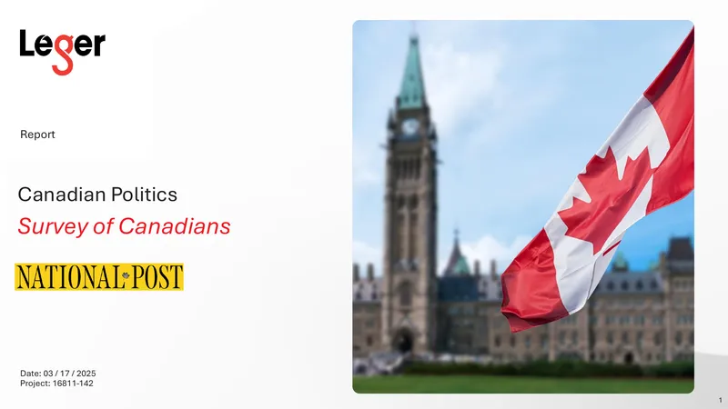 Survey of Canadians on Political Preferences