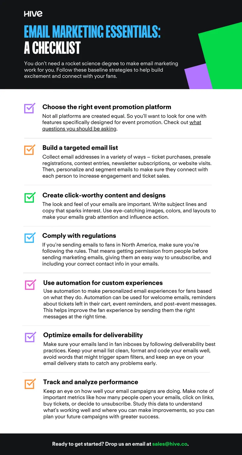 Email Marketing Essentials Checklist