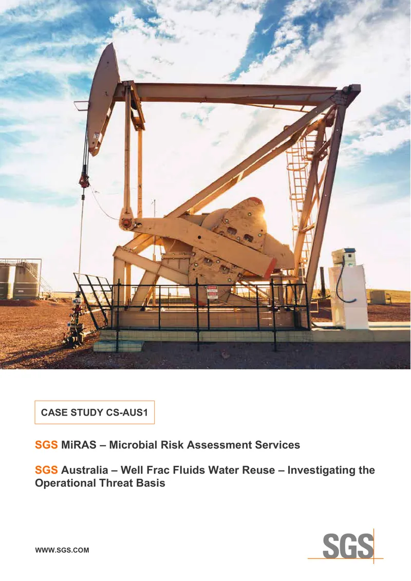 Microbial Risk Assessment in Frac Water Reuse