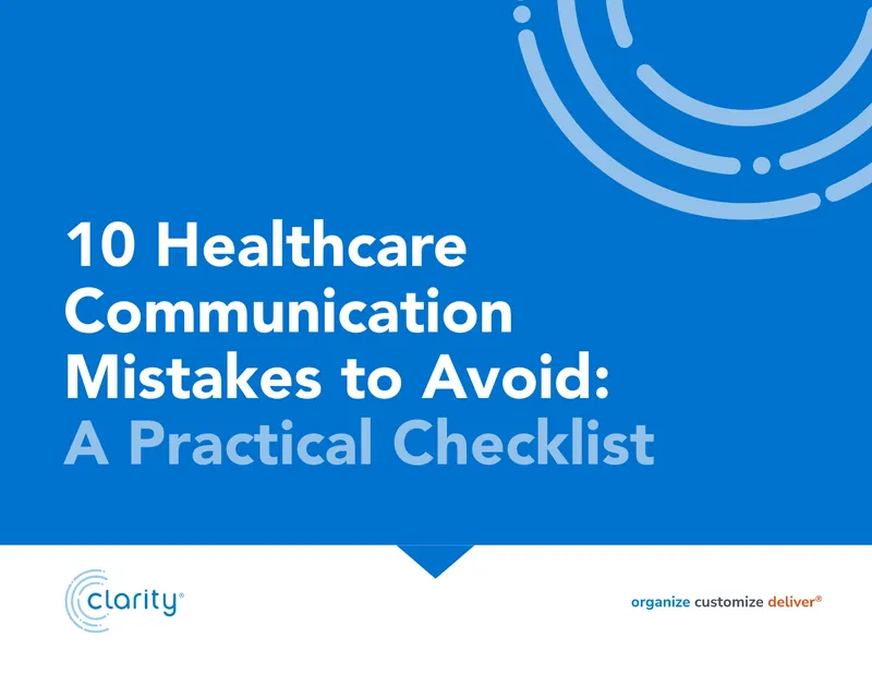 Healthcare Communication Mistakes to Avoid Checklist