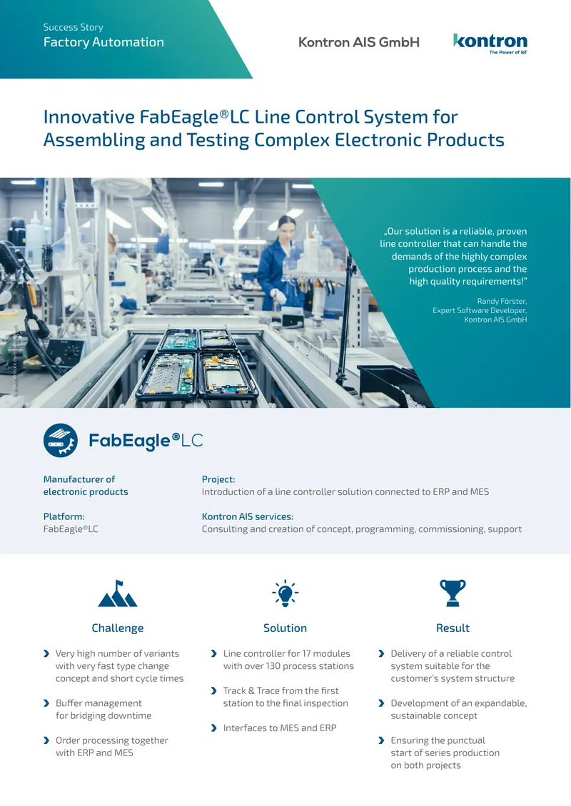 Implementation of FabEagle®LC Line Control System