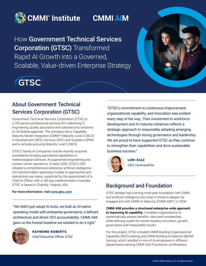 GTSC AI Transformation and Governance Strategy
