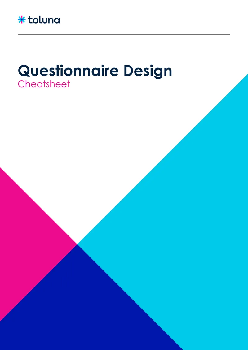 Questionnaire Design Best Practices Guide