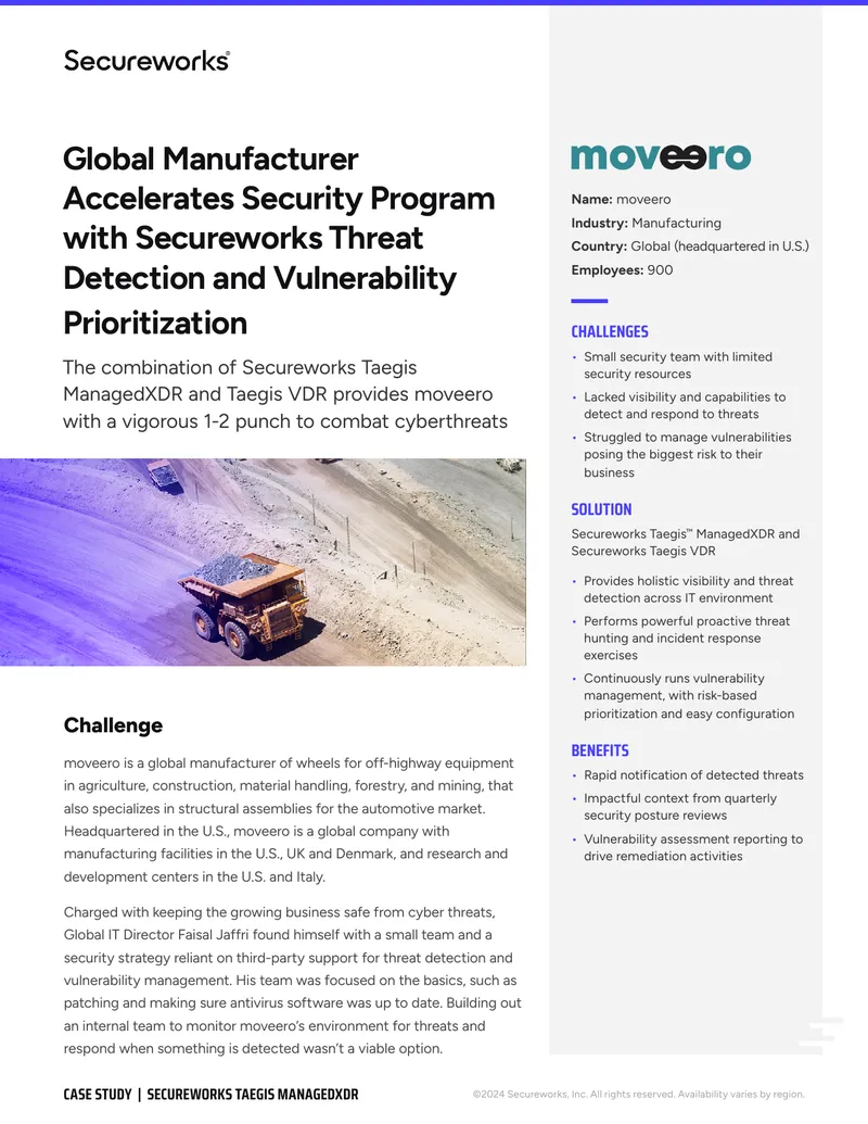 Moveero Cybersecurity Enhancement Case Study