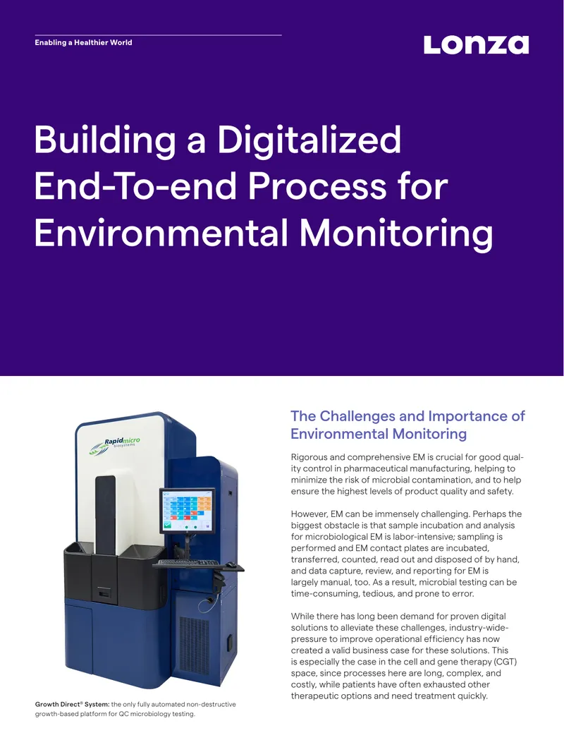 Digitalized End-To-End Process for Environmental Monitoring