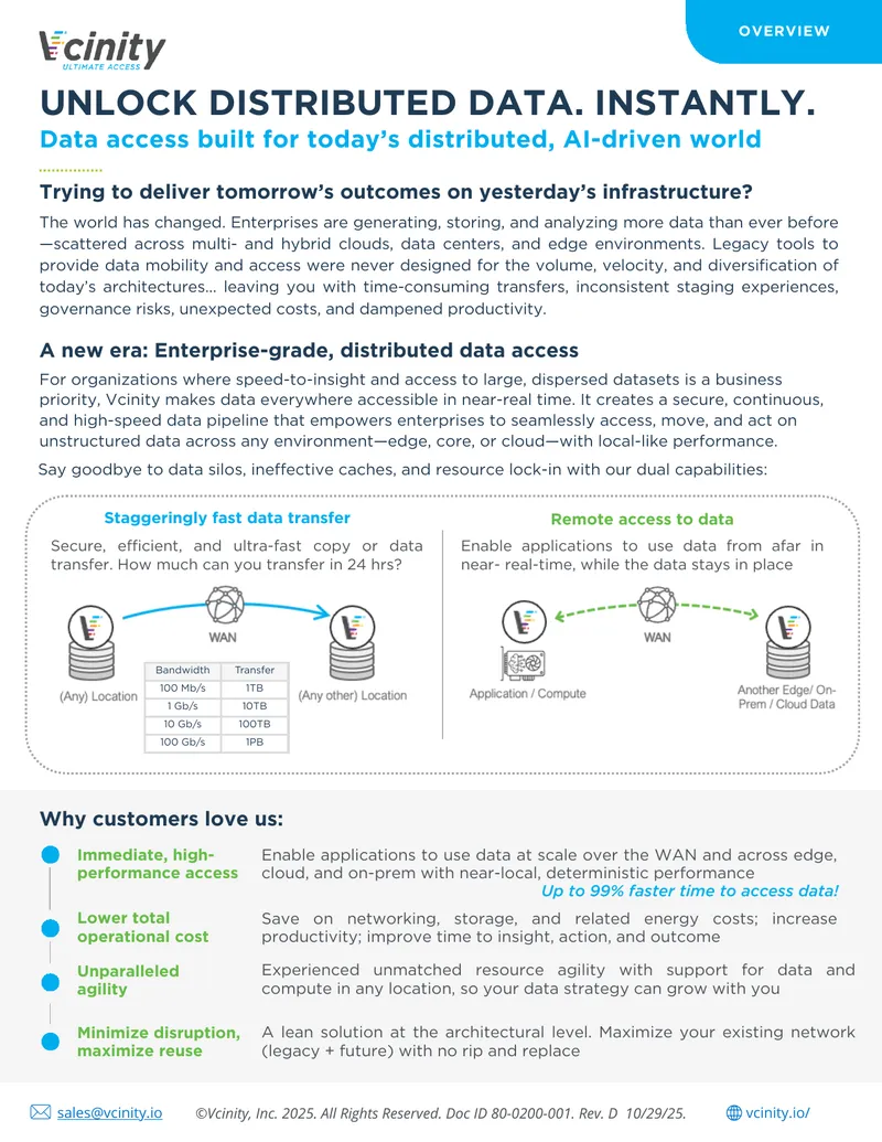 Enterprise-Grade Distributed Data Access Solution Brief