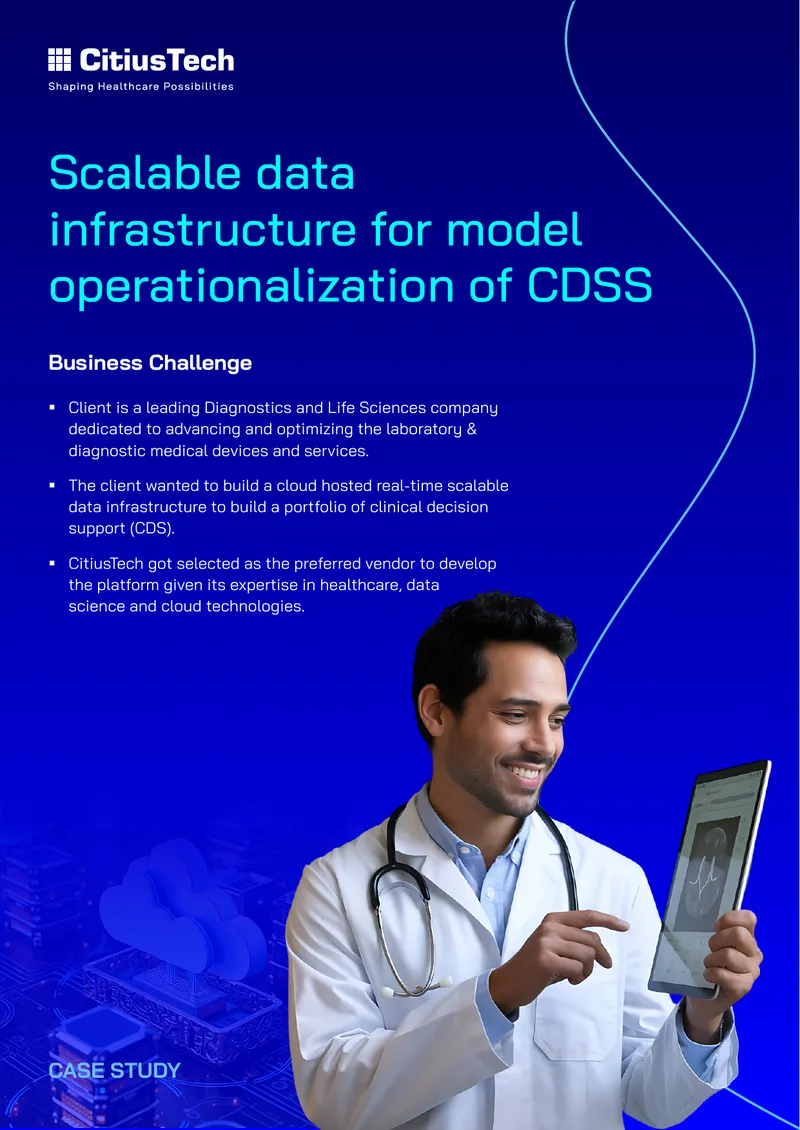 Scalable Data Infrastructure for Clinical Decision Support