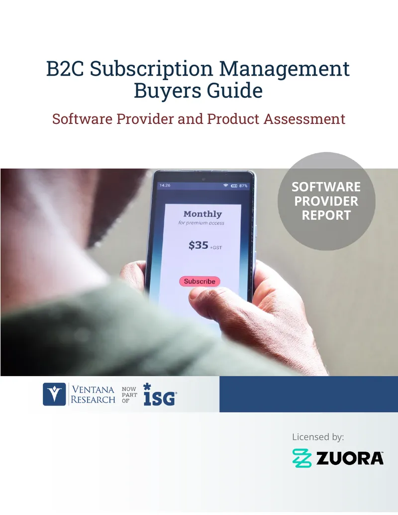 B2C Subscription Management Buyers Guide 2024