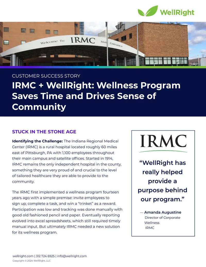IRMC Wellness Program Implementation Case Study