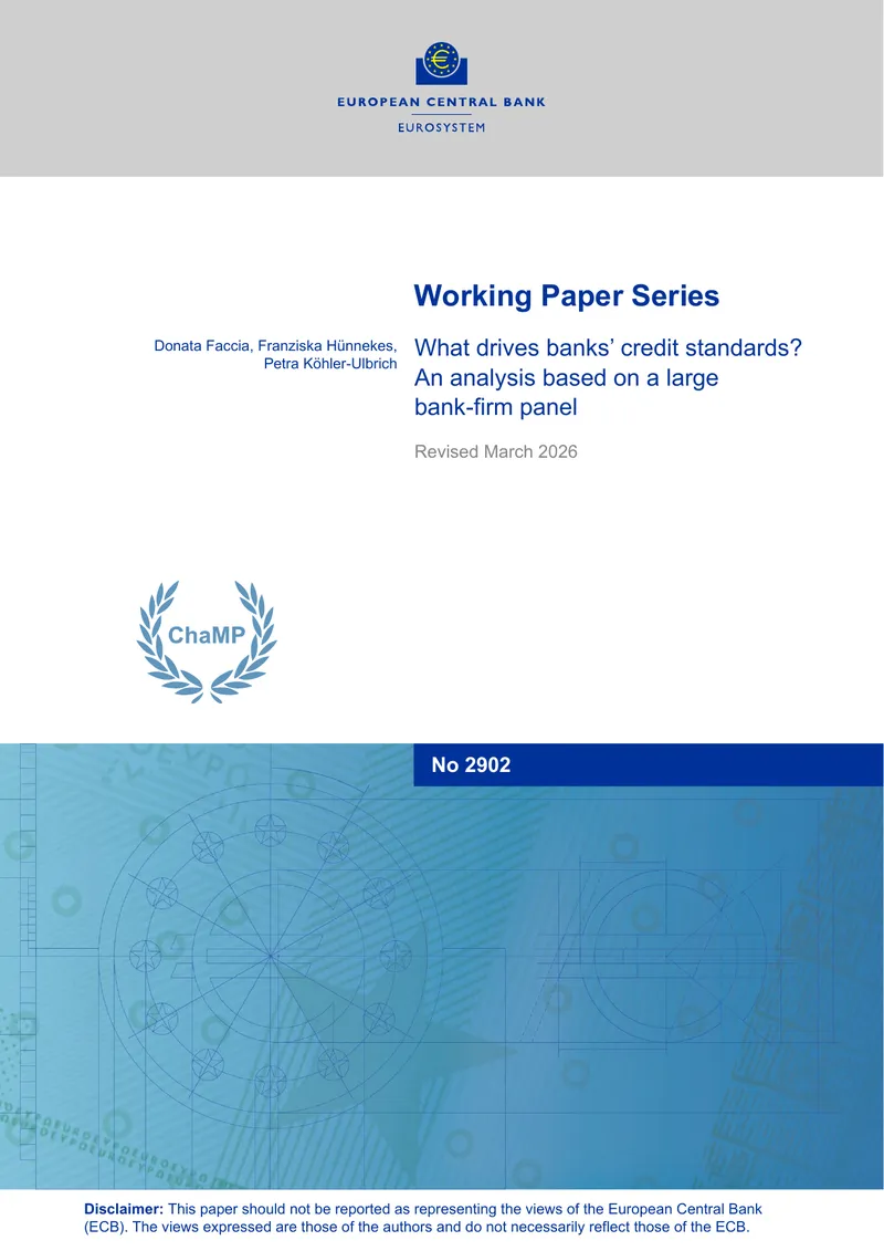 Analysis of Banks' Credit Standards and Lending Decisions