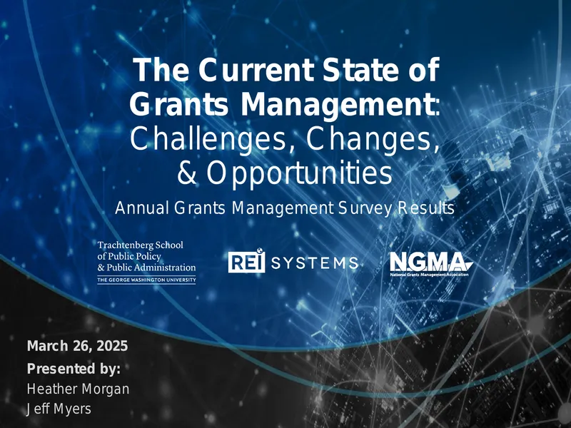Current State of Grants Management Survey Results