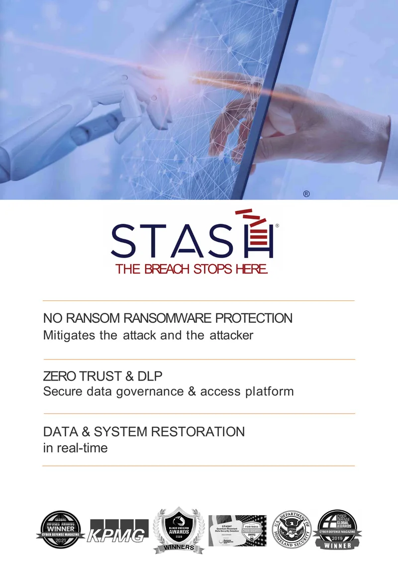 STASH Data Protection and Restoration Solution Overview