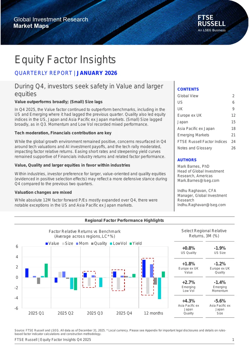 Equity Factor Insights Q4 2025 Report