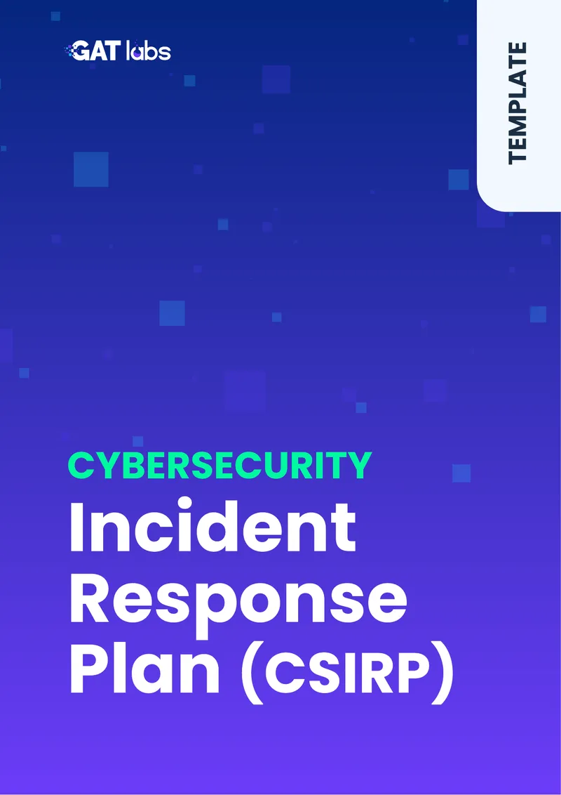 Cybersecurity Incident Response Plan Template