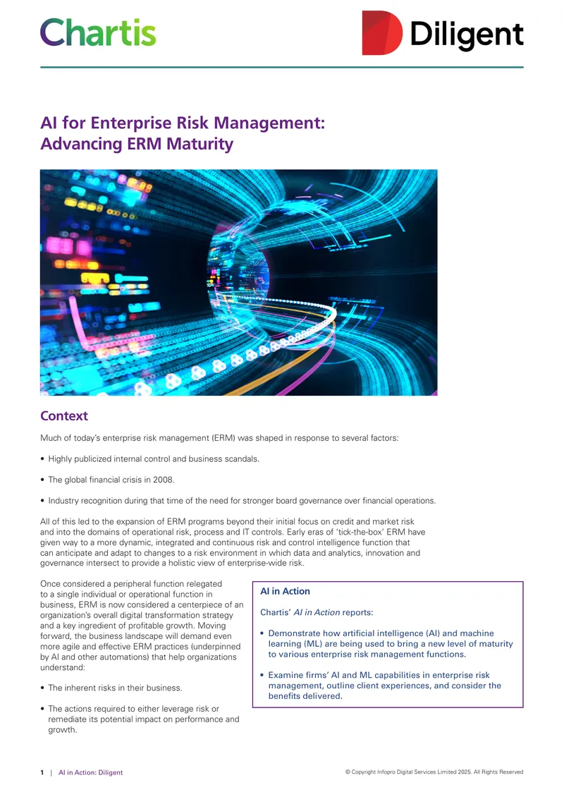AI for Enterprise Risk Management Advancements
