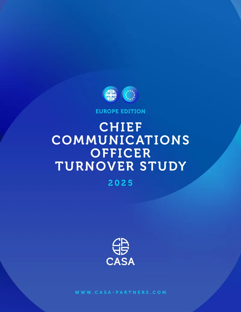 Chief Communications Officer Turnover Study 2025