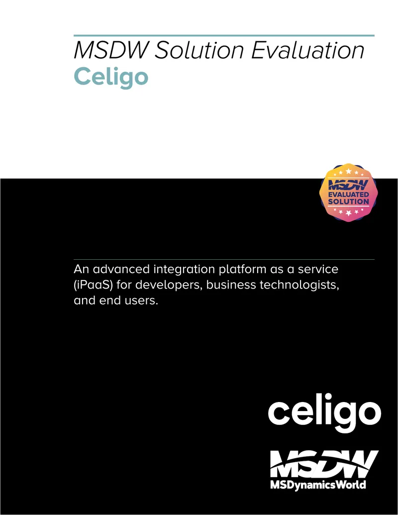 Celigo Integration Platform Evaluation Report