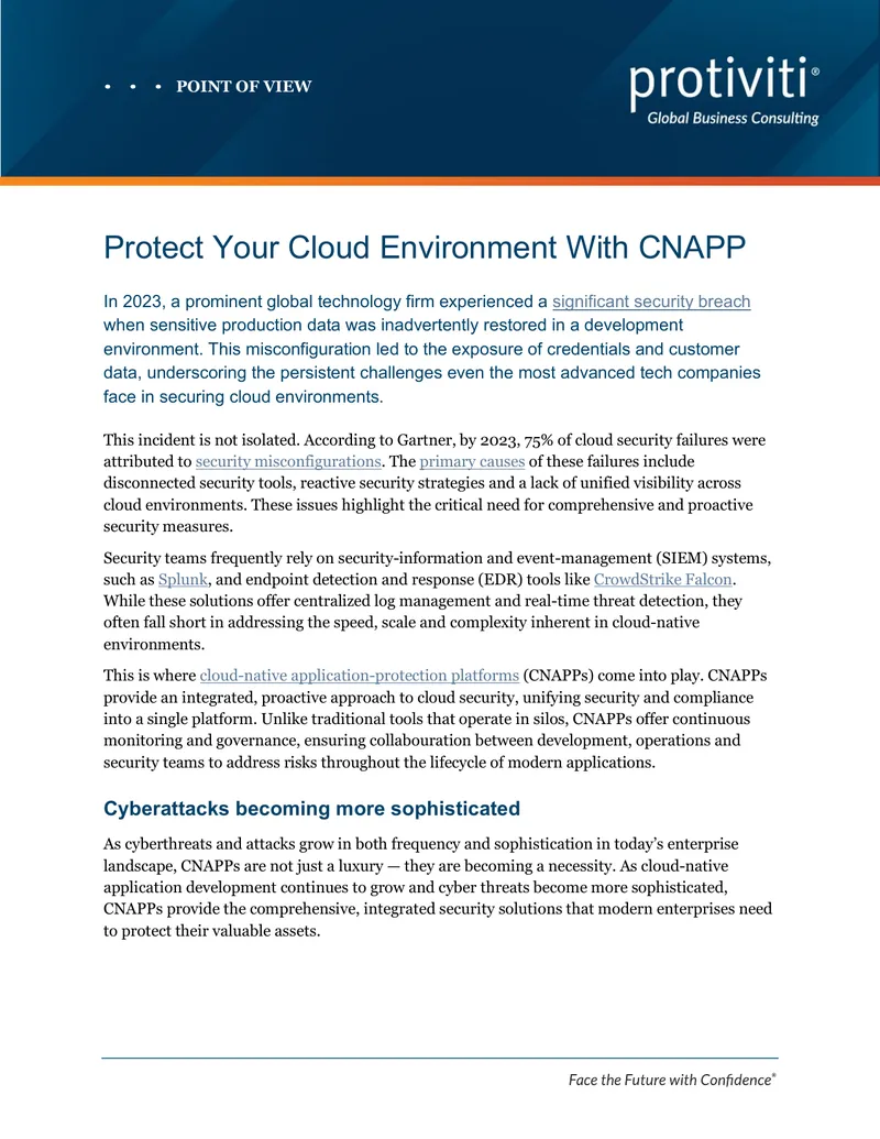 Cloud-Native Application Protection Platforms Overview