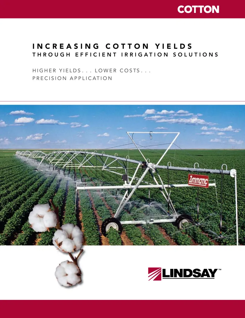 Increasing Cotton Yields Through Efficient Irrigation Solutions