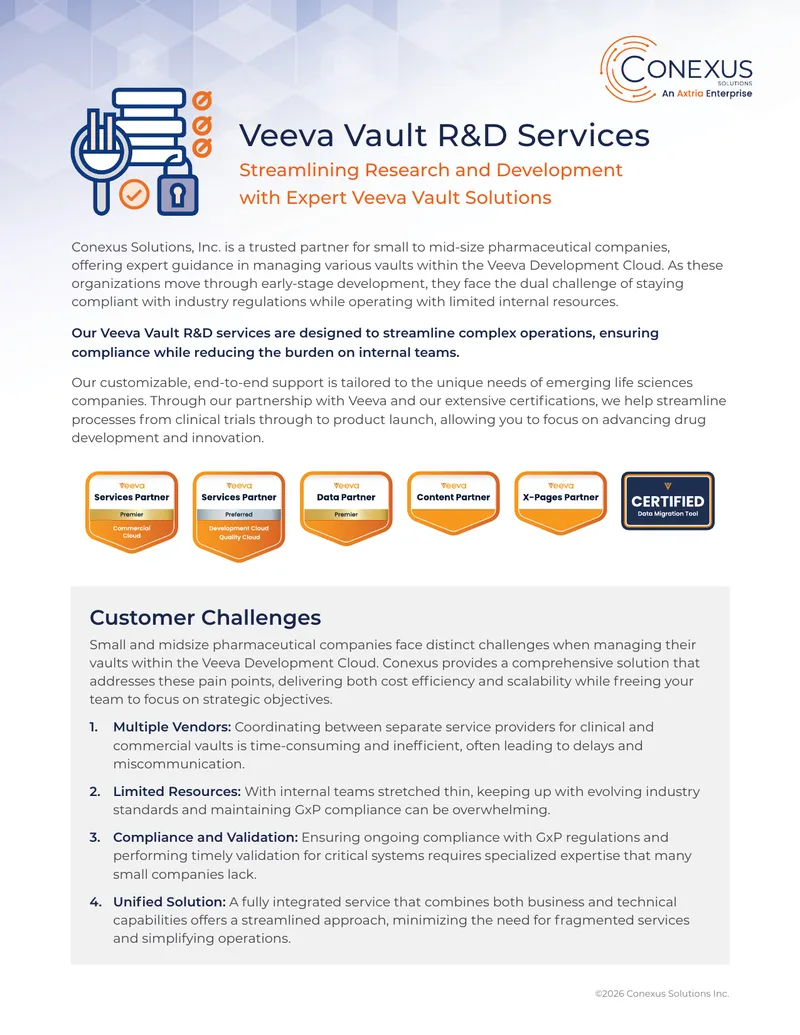 Veeva Vault R&D Services Implementation Guide