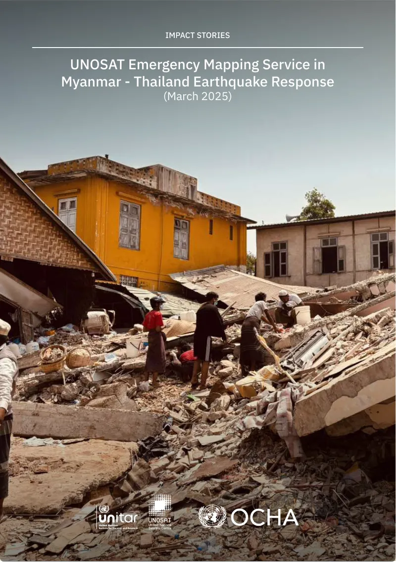 UNOSAT Emergency Mapping Service for Myanmar-Thailand Earthquake Response