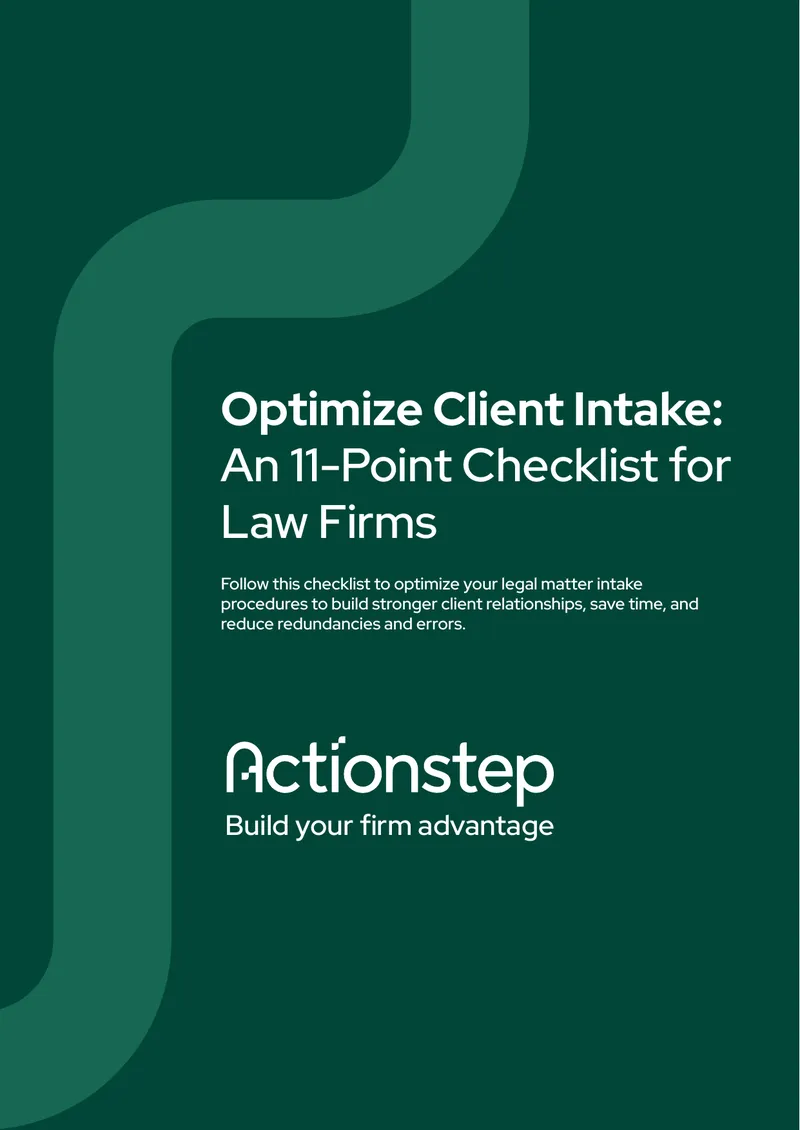 Optimize Client Intake Checklist for Law Firms