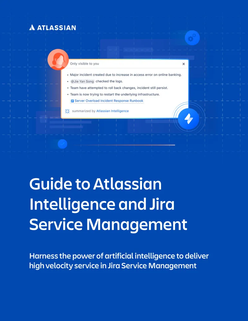 Guide to Atlassian Intelligence and Jira Service Management