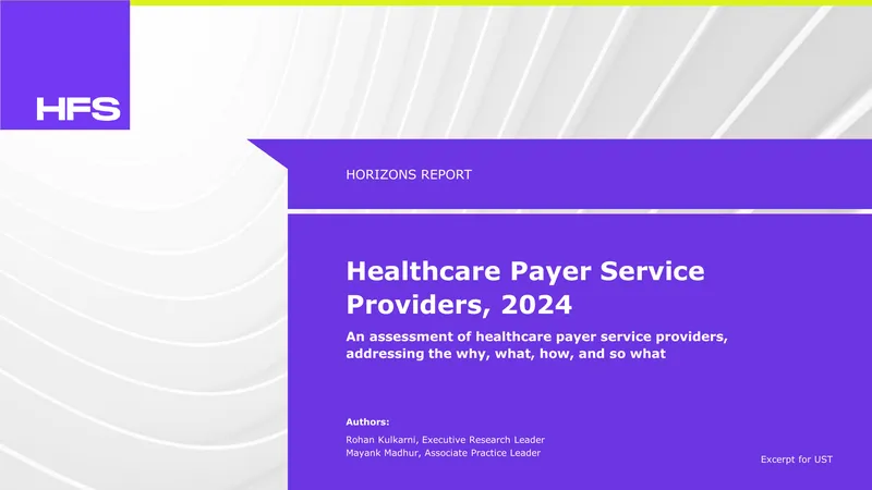 Healthcare Payer Service Providers Assessment 2024