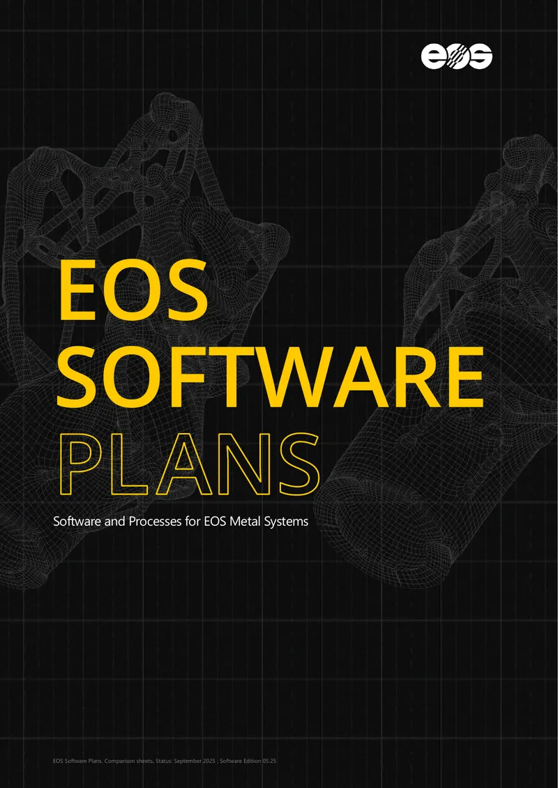 EOS Software Plans for Metal Systems