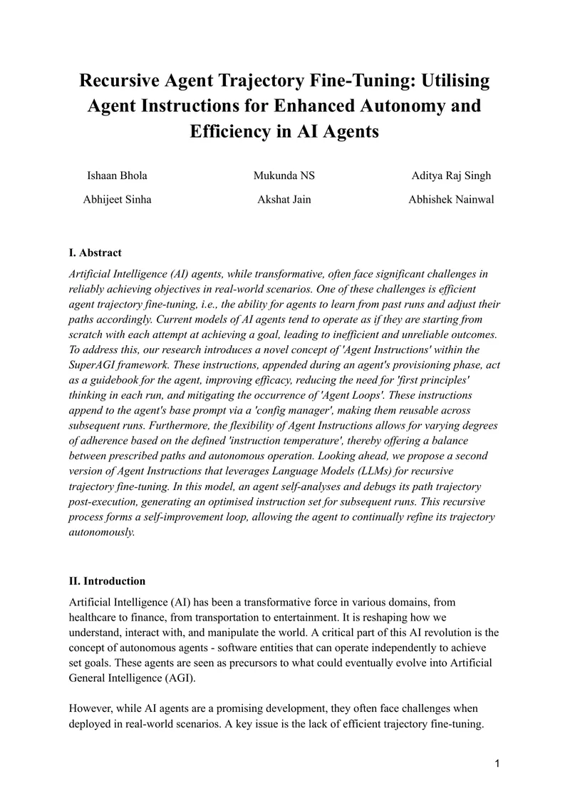 Agent Instructions for AI Trajectory Fine-Tuning