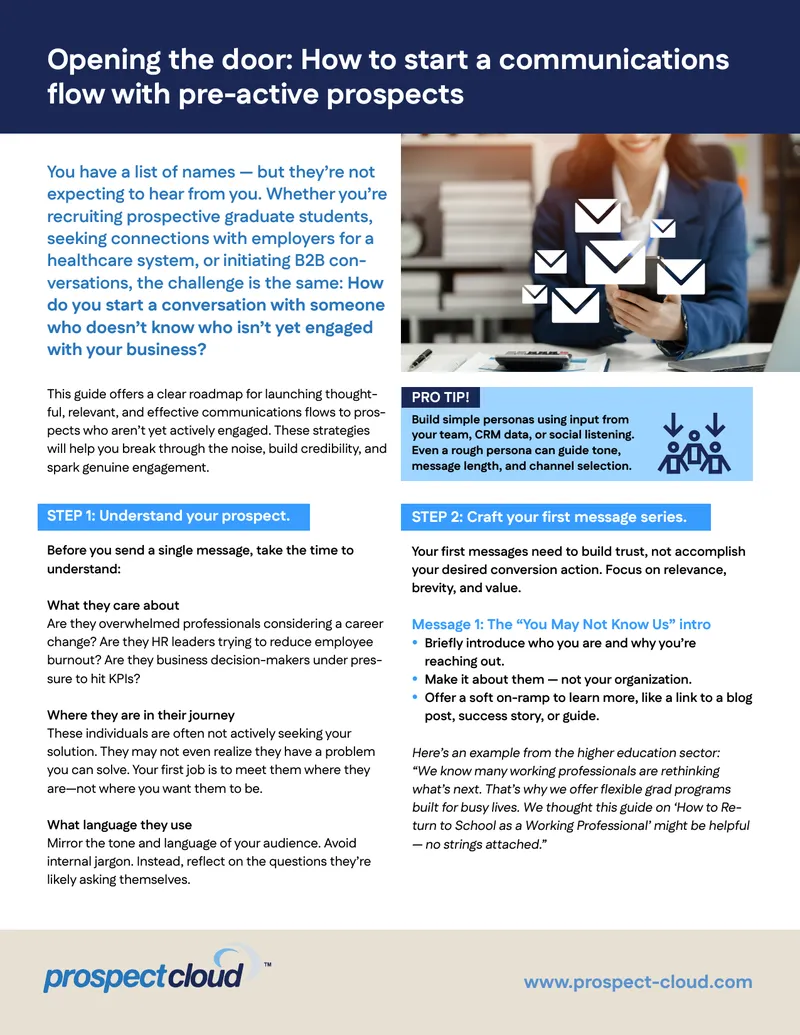 Guide to Engaging Unresponsive Prospects