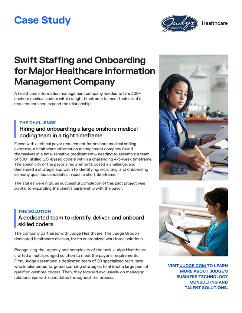 Staffing and Onboarding Solutions for Healthcare
