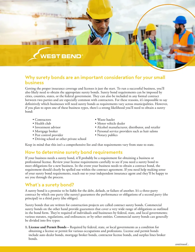 Understanding Surety Bonds for Small Businesses