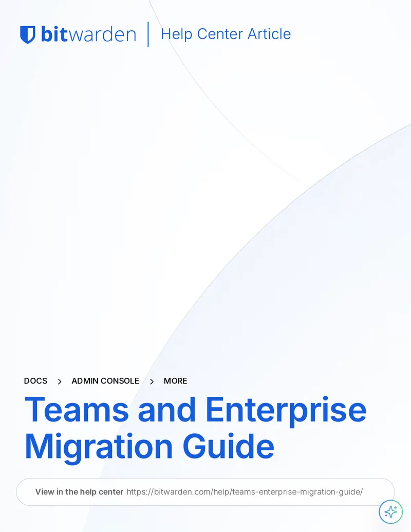 Teams and Enterprise Migration Guide