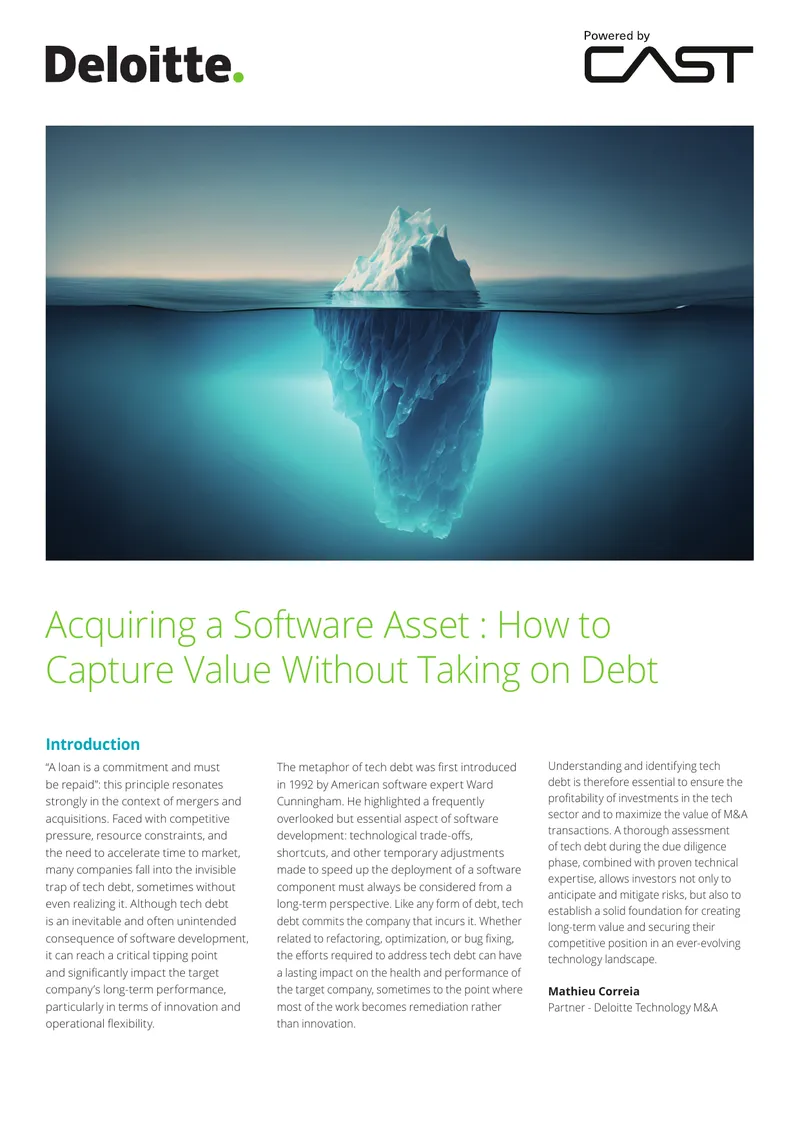 Managing Software Asset Value Without Debt