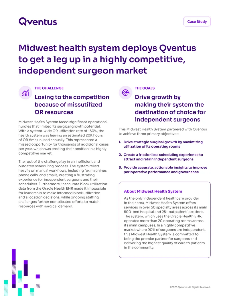 Midwest Health System Surgical Growth Case Study