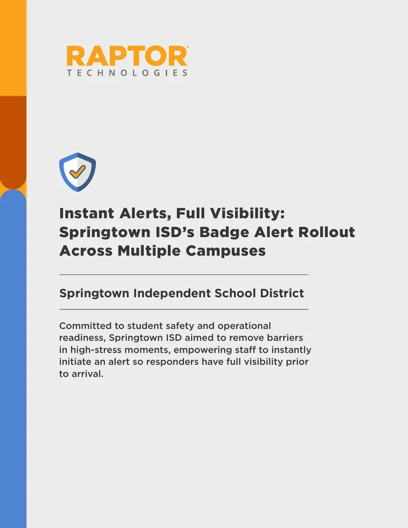 Springtown ISD Badge Alert Implementation Overview