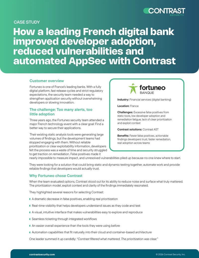 Fortuneo Digital Bank Application Security Case Study