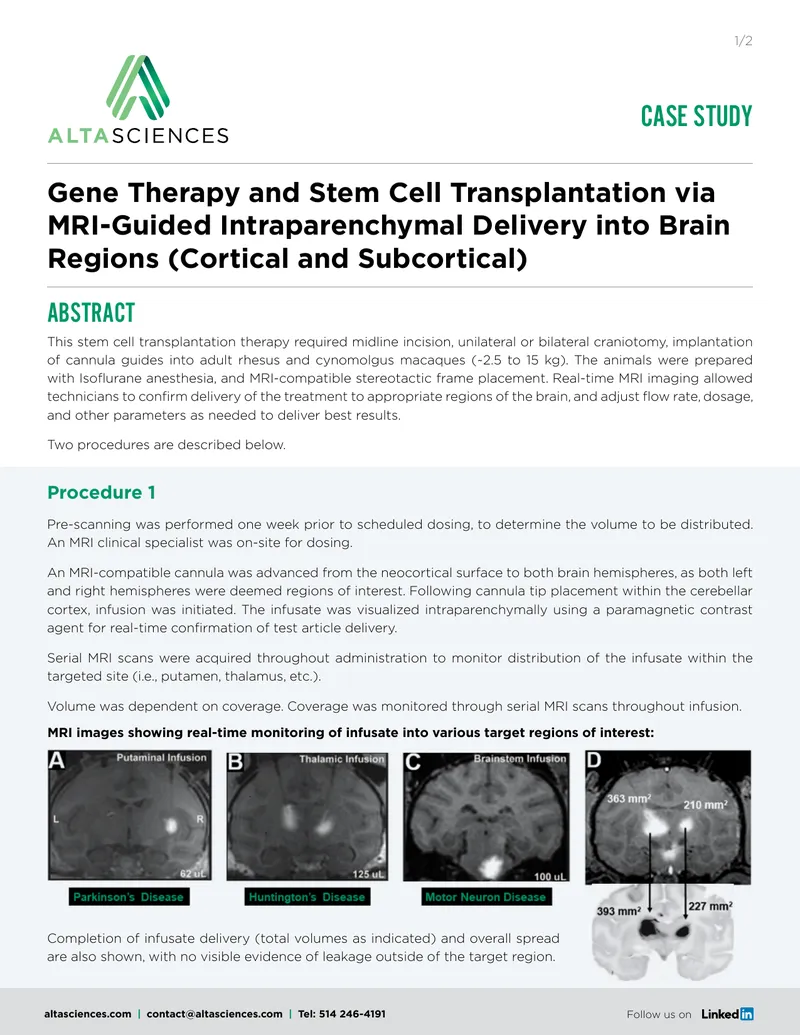 MRI-Guided Intraparenchymal Delivery Techniques