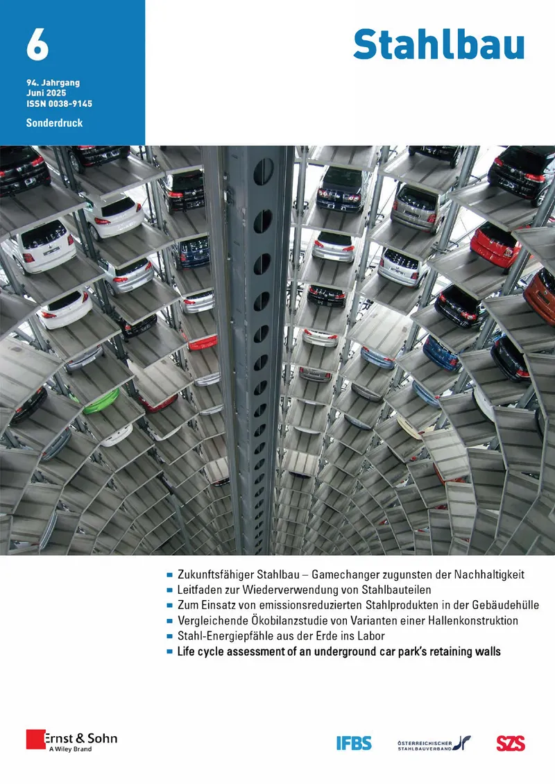 Life Cycle Assessment of Underground Car Park Retaining Walls