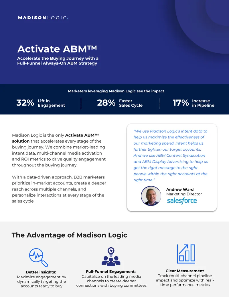Activate ABM Solution for Accelerated Sales Cycle