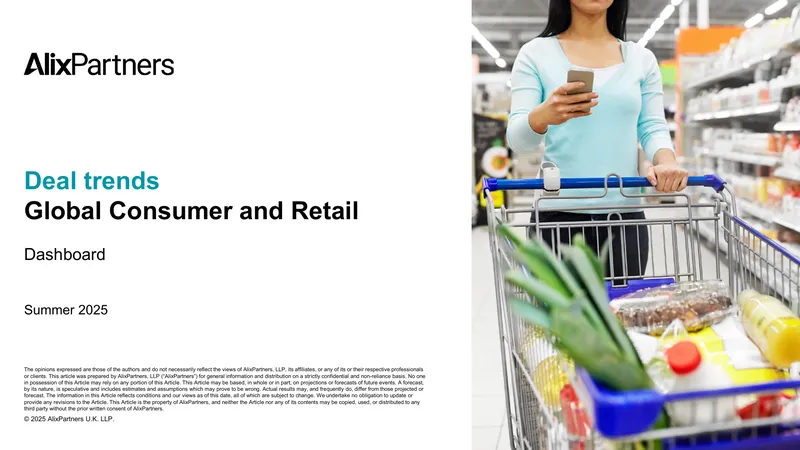 Consumer and Retail Deal Trends Report Q2 2025