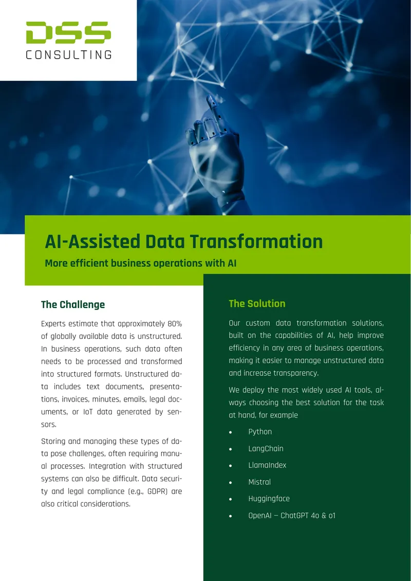 AI-Assisted Data Transformation Solutions