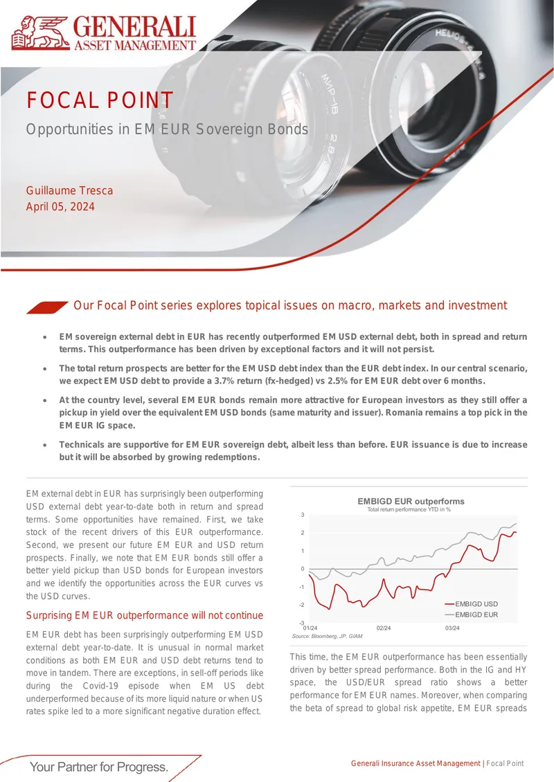 Opportunities in EM EUR Sovereign Bonds
