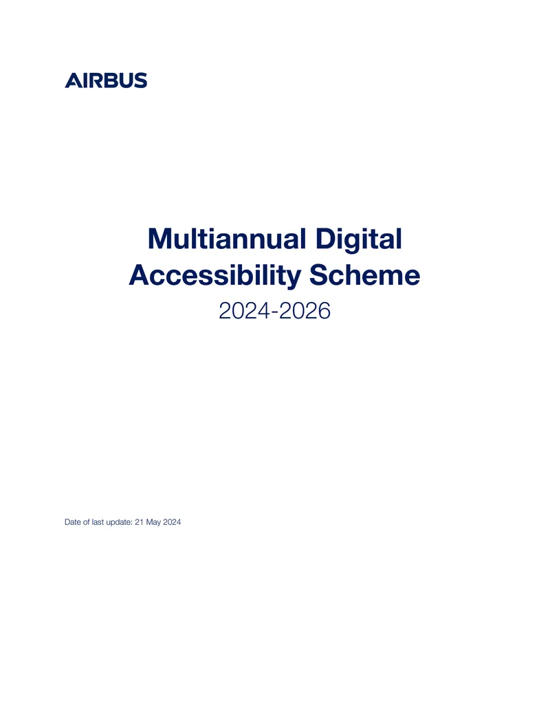 Multiannual Digital Accessibility Scheme 2024-2026